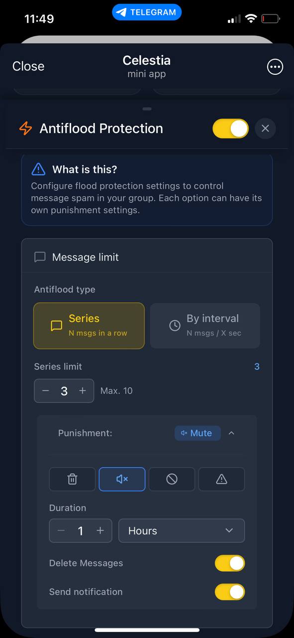 Celestia screenshot 4