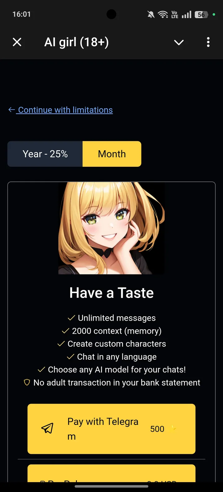 AI girl (18+) screenshot 2