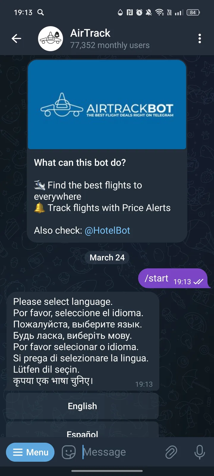 AirTrack screenshot 1