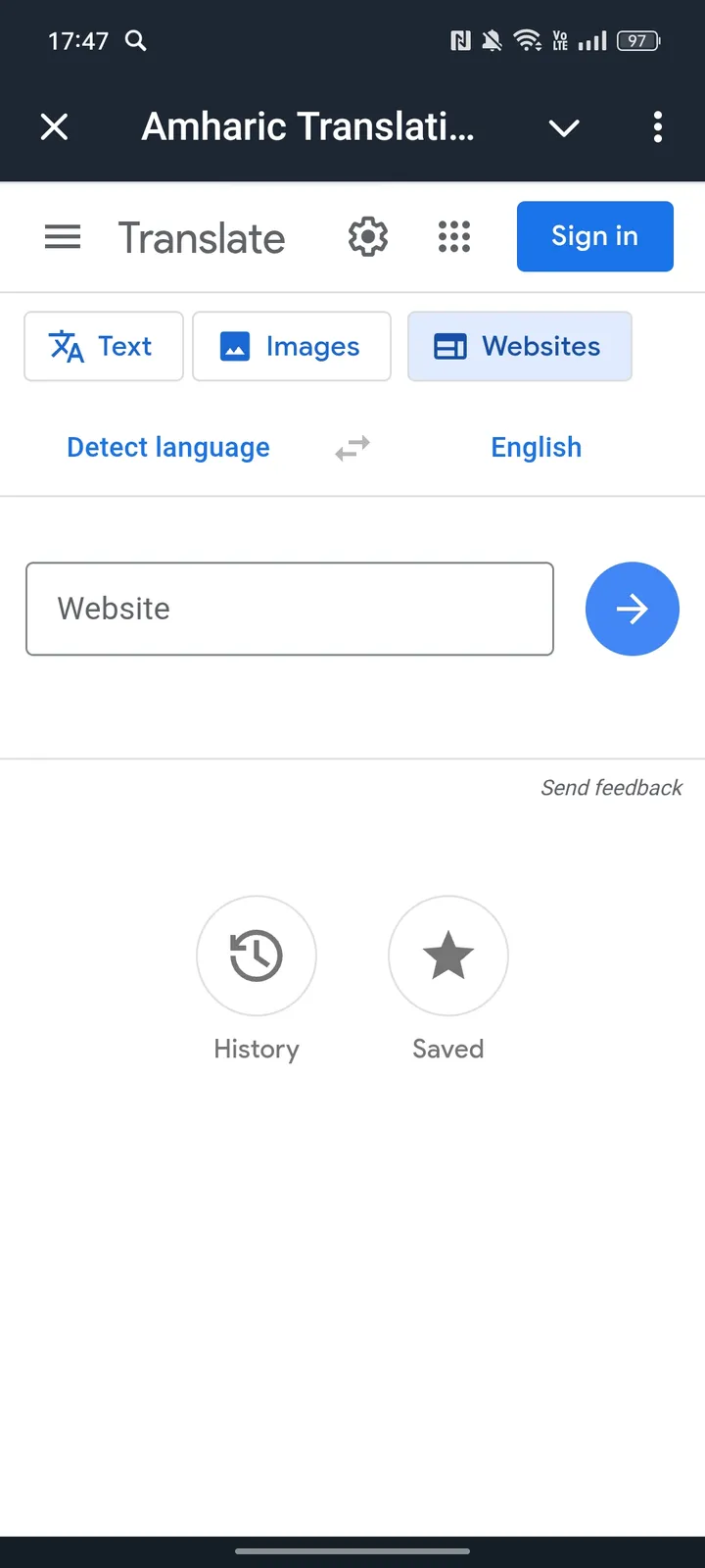 Amharic Translation Bot screenshot 3