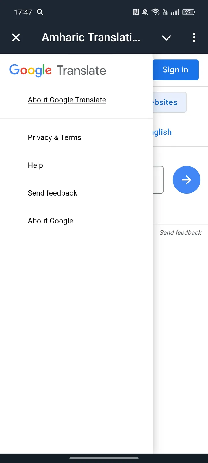 Amharic Translation Bot screenshot 4