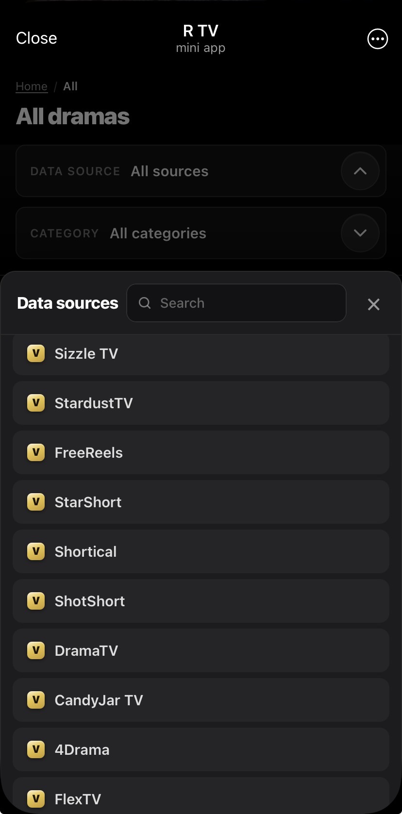 R TV screenshot 4