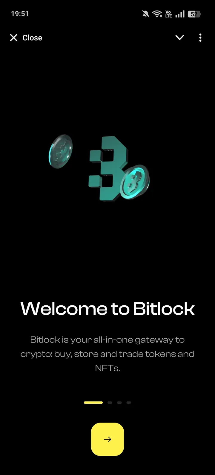 Bitlock Wallet screenshot 1