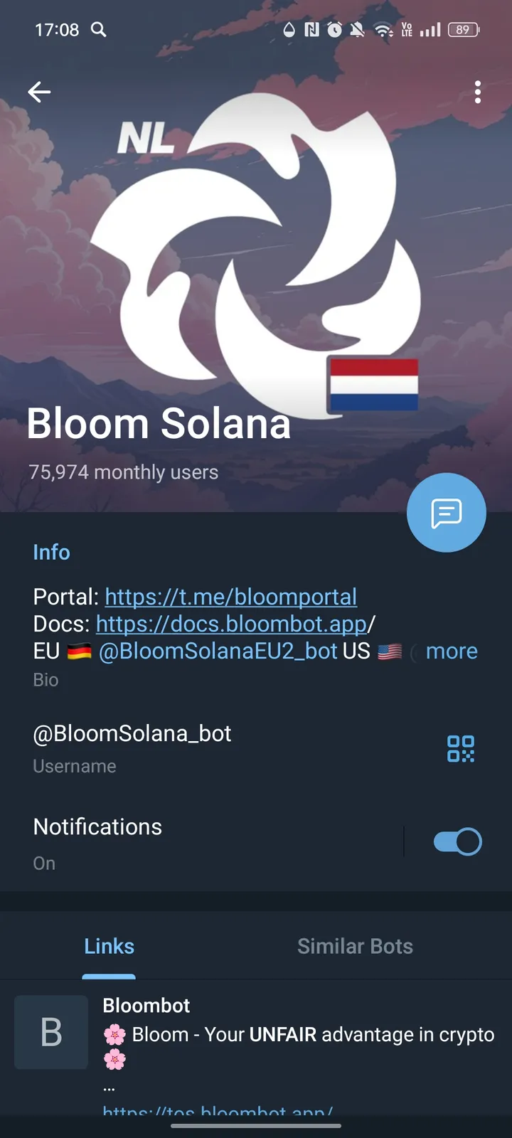 Bloom Solana screenshot 4