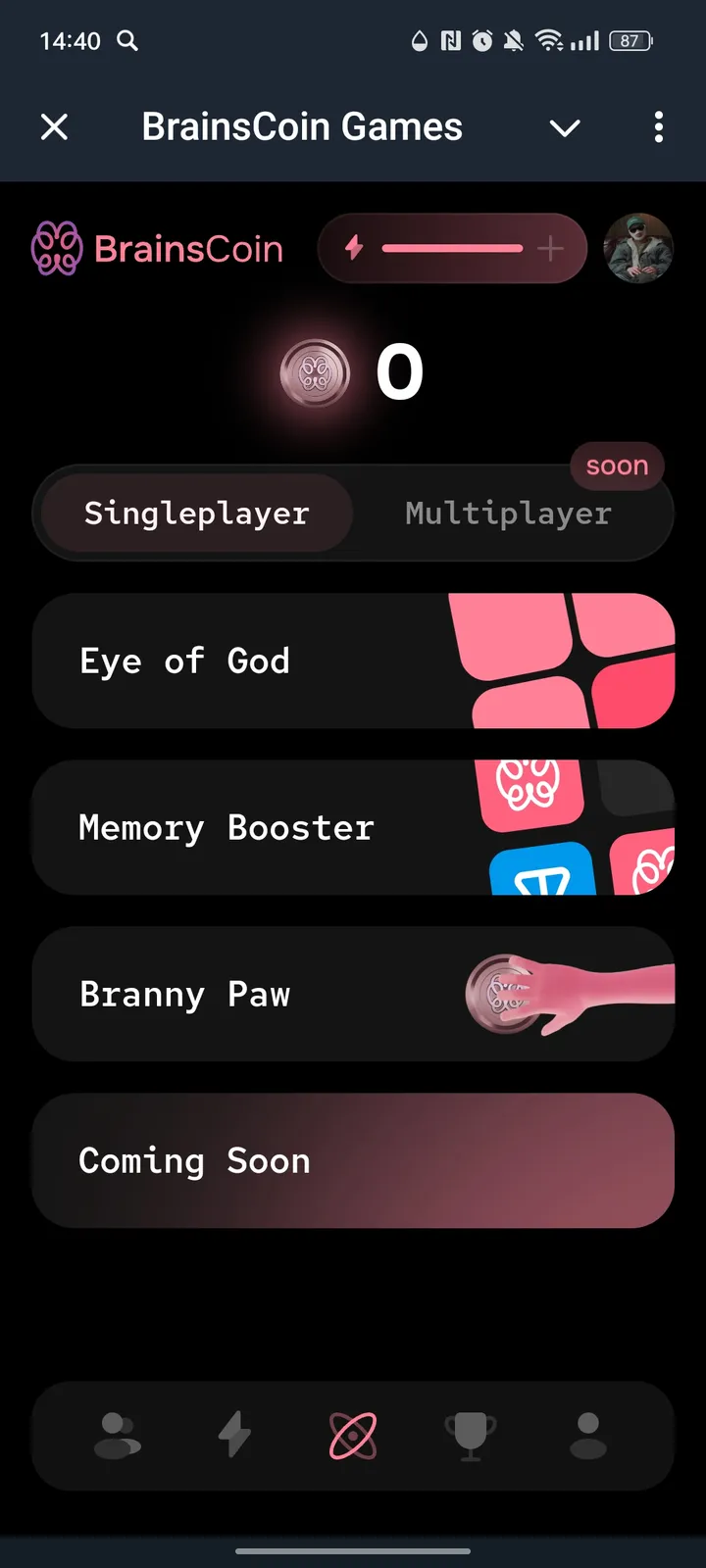 BrainsCoin Games screenshot 1