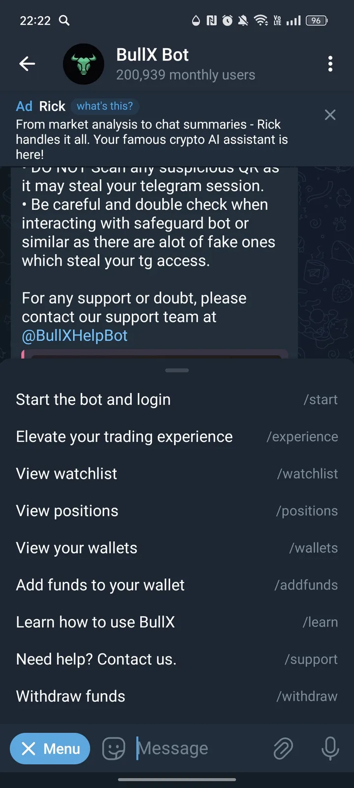 BullX Bot screenshot 3