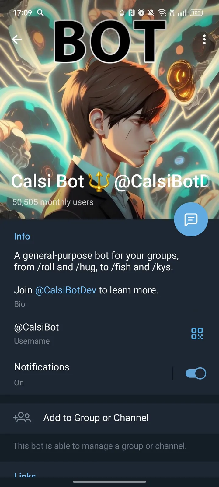 Calsi Bot screenshot 4