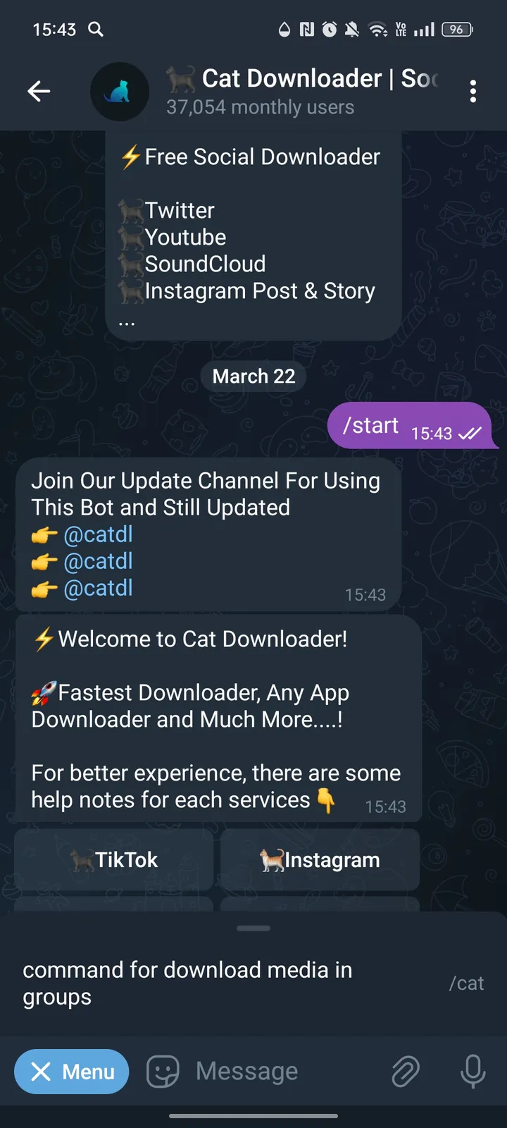 🐈⬛️ Cat Downloader | Social Medias & Websites Downloader screenshot 2