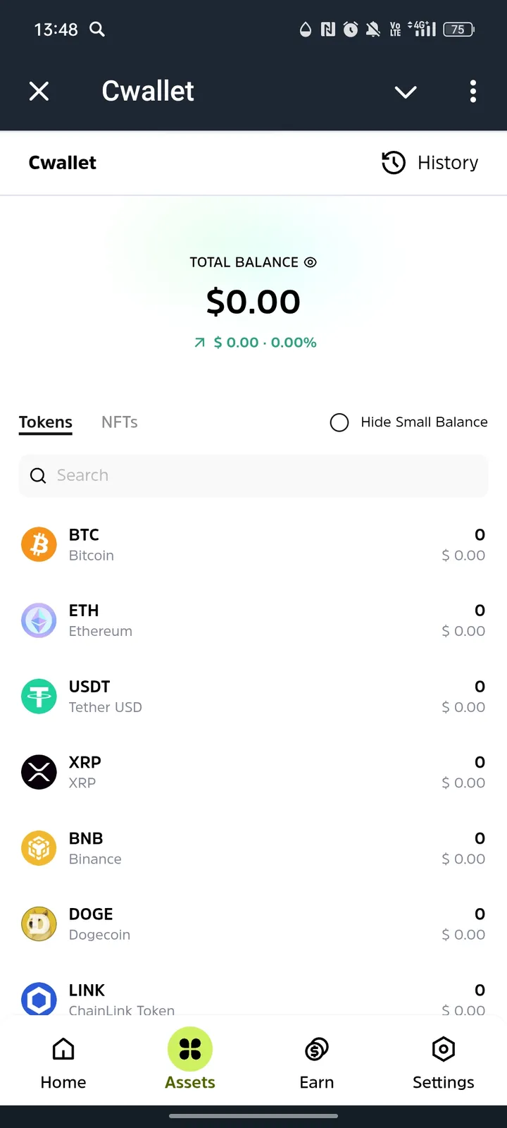 Cwallet screenshot 2