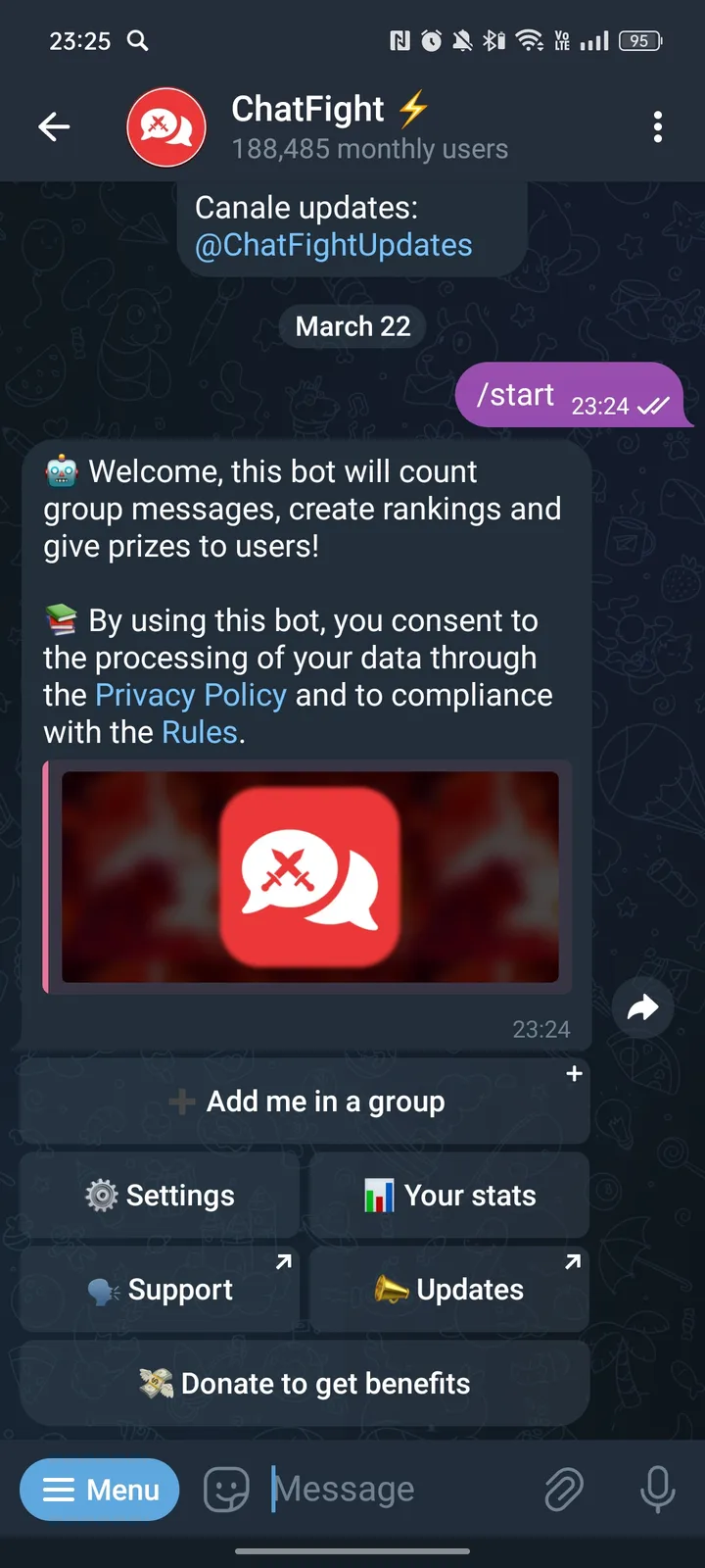 ChatFight ⚡️ screenshot 2