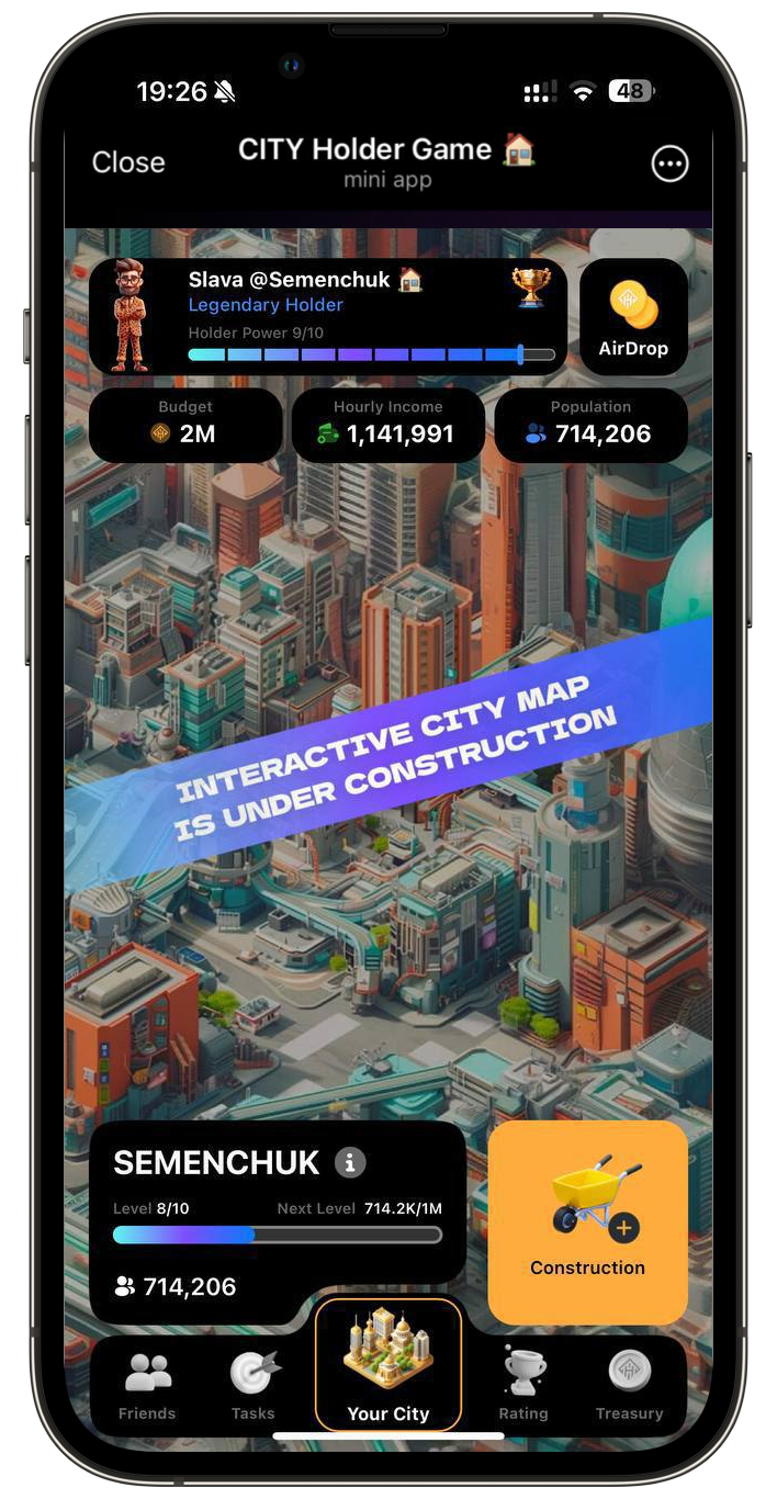 CITY Holder Game screenshot 2