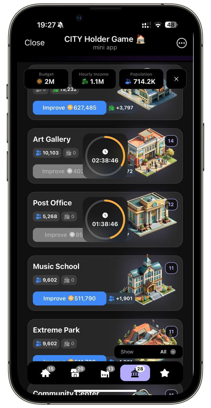 CITY Holder Game screenshot 4