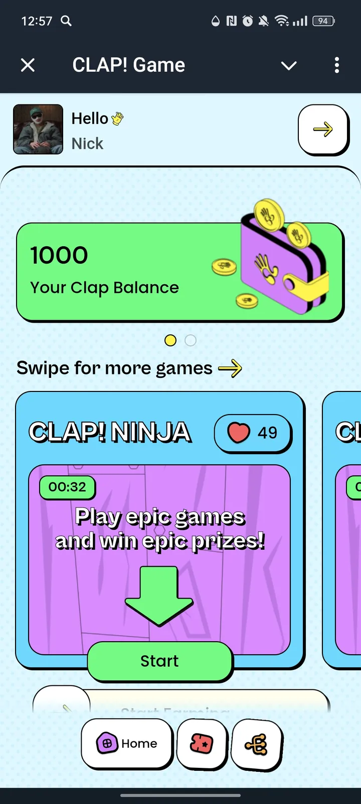 Clap Earn screenshot 1