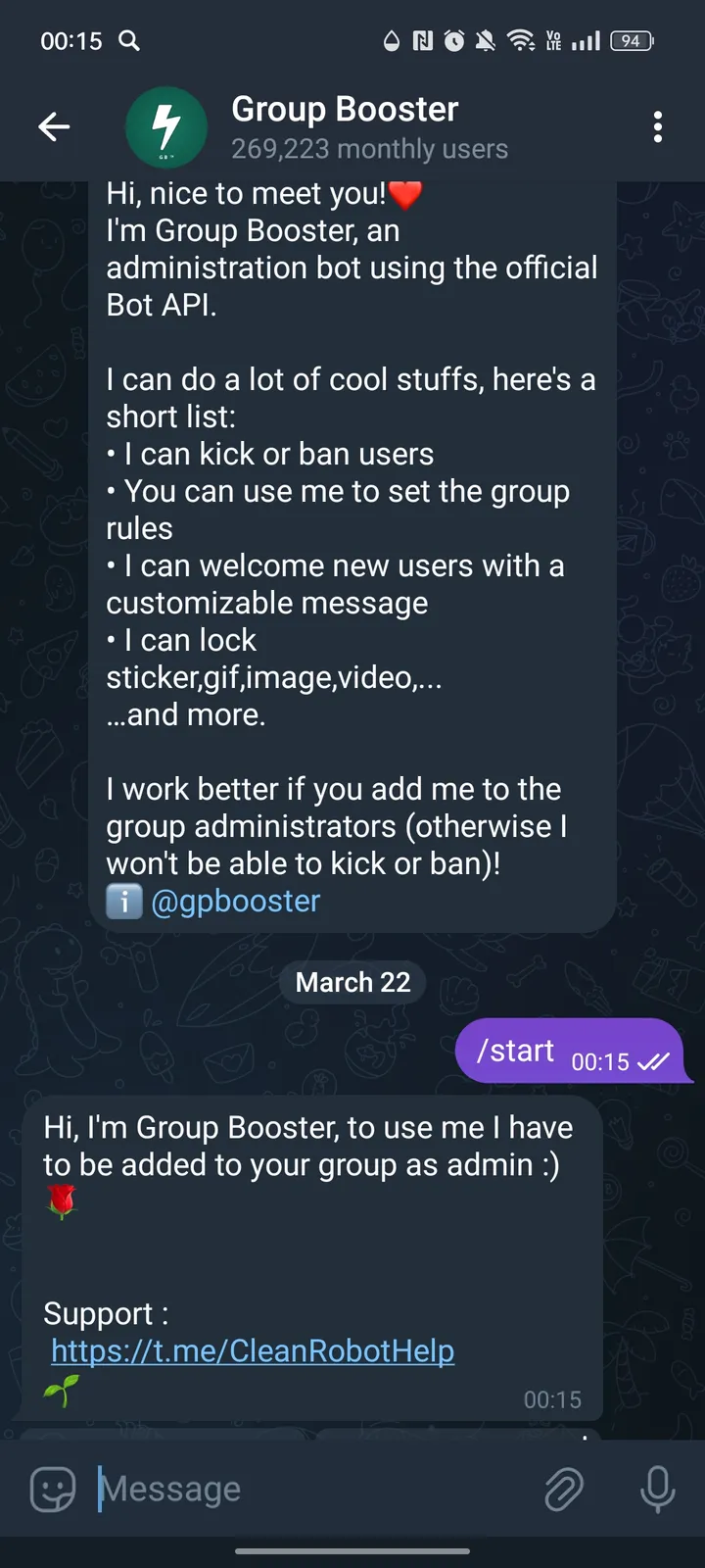 Group Booster screenshot 1