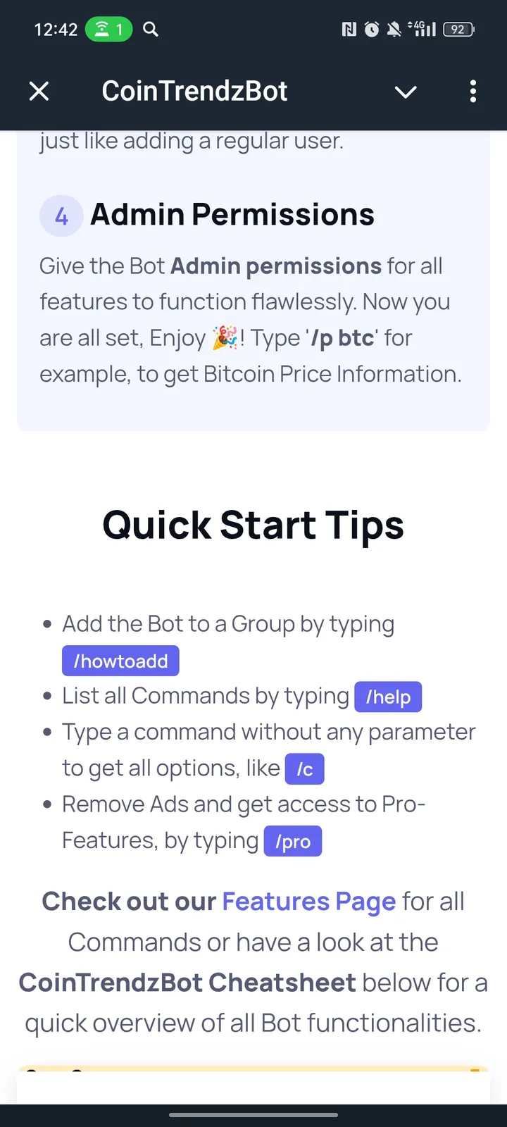 CoinTrendzBot screenshot 3