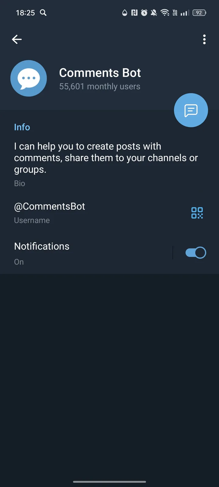 Comments Bot screenshot 3