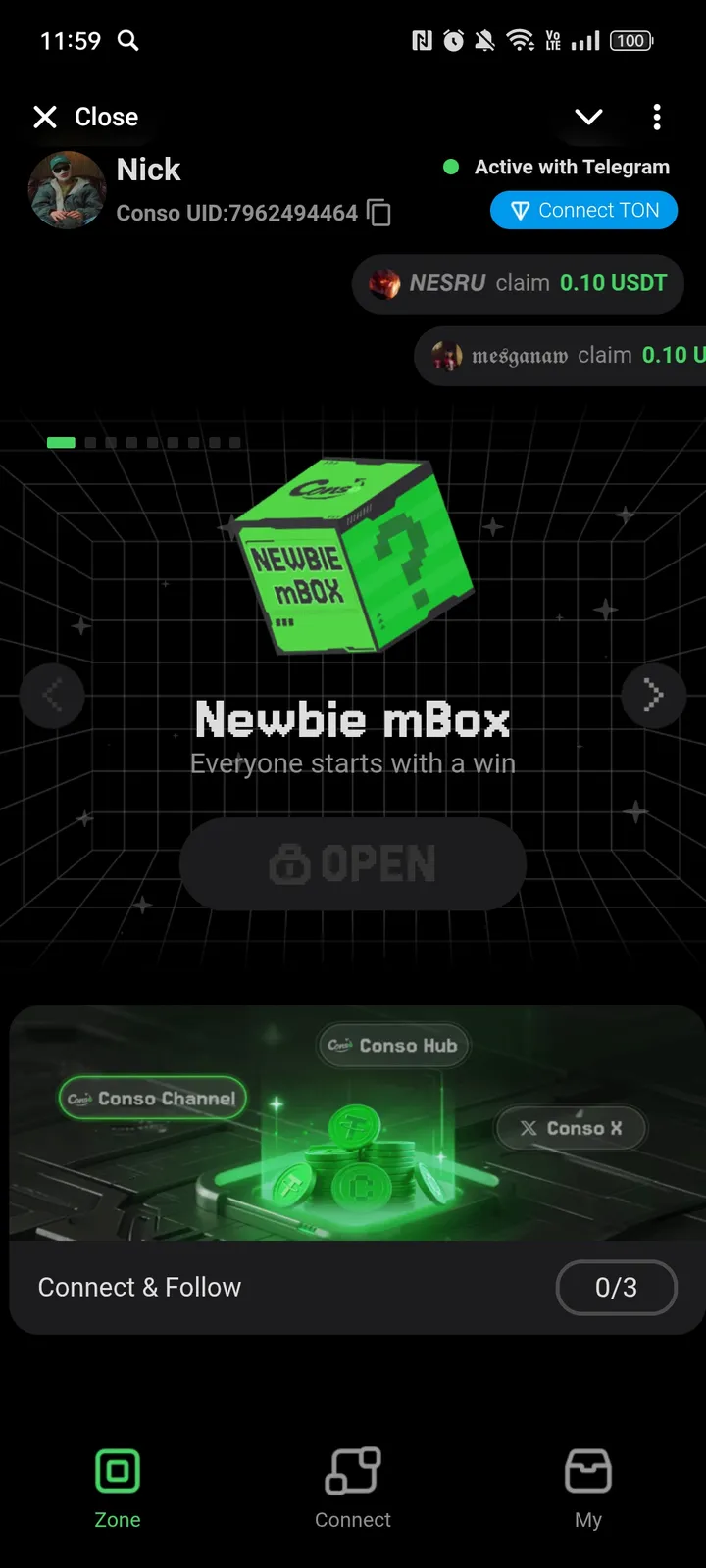 Conso mBox screenshot 1