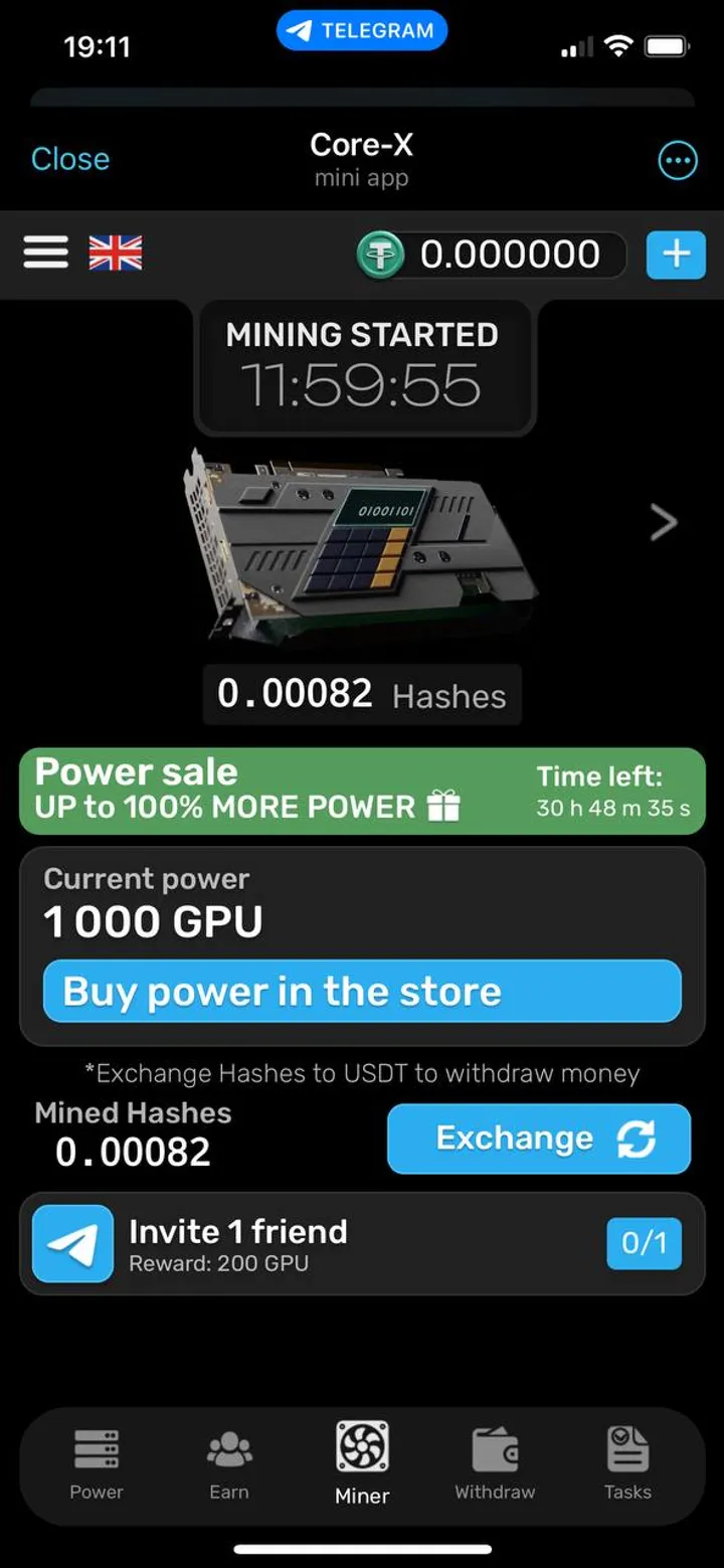 Core-X screenshot 1