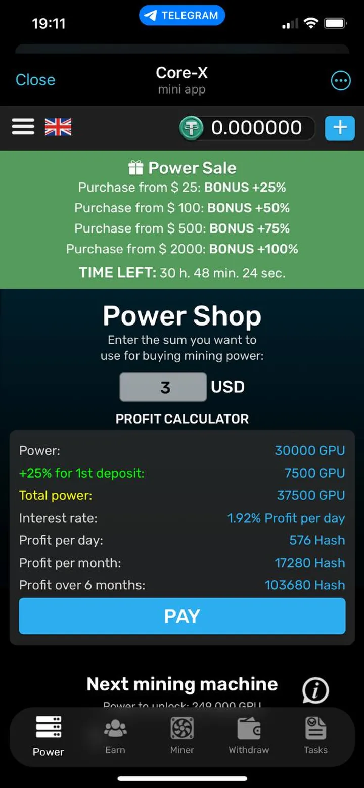 Core-X screenshot 2