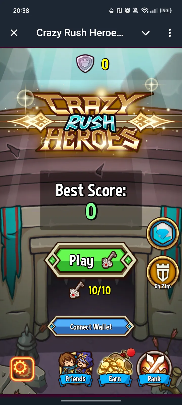 CrazyRushHeroesAlpha screenshot 1