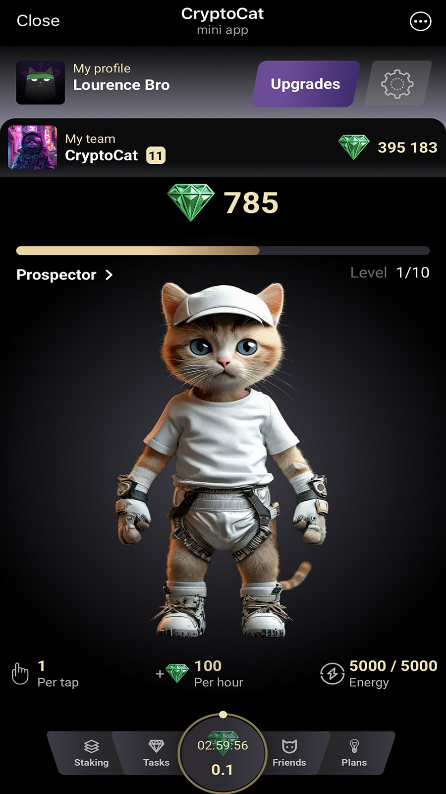 How Crypto Cat Game looks