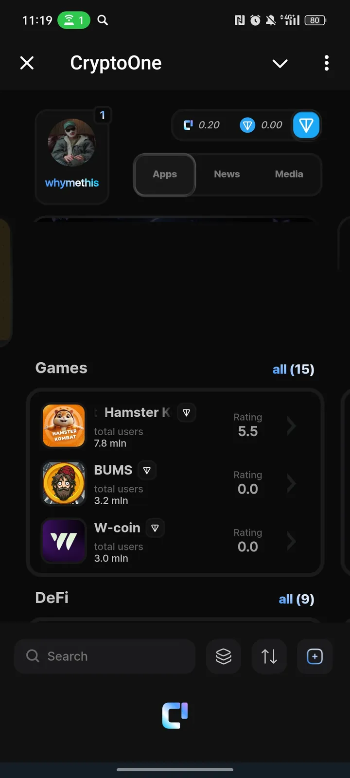CryptoOne screenshot 4
