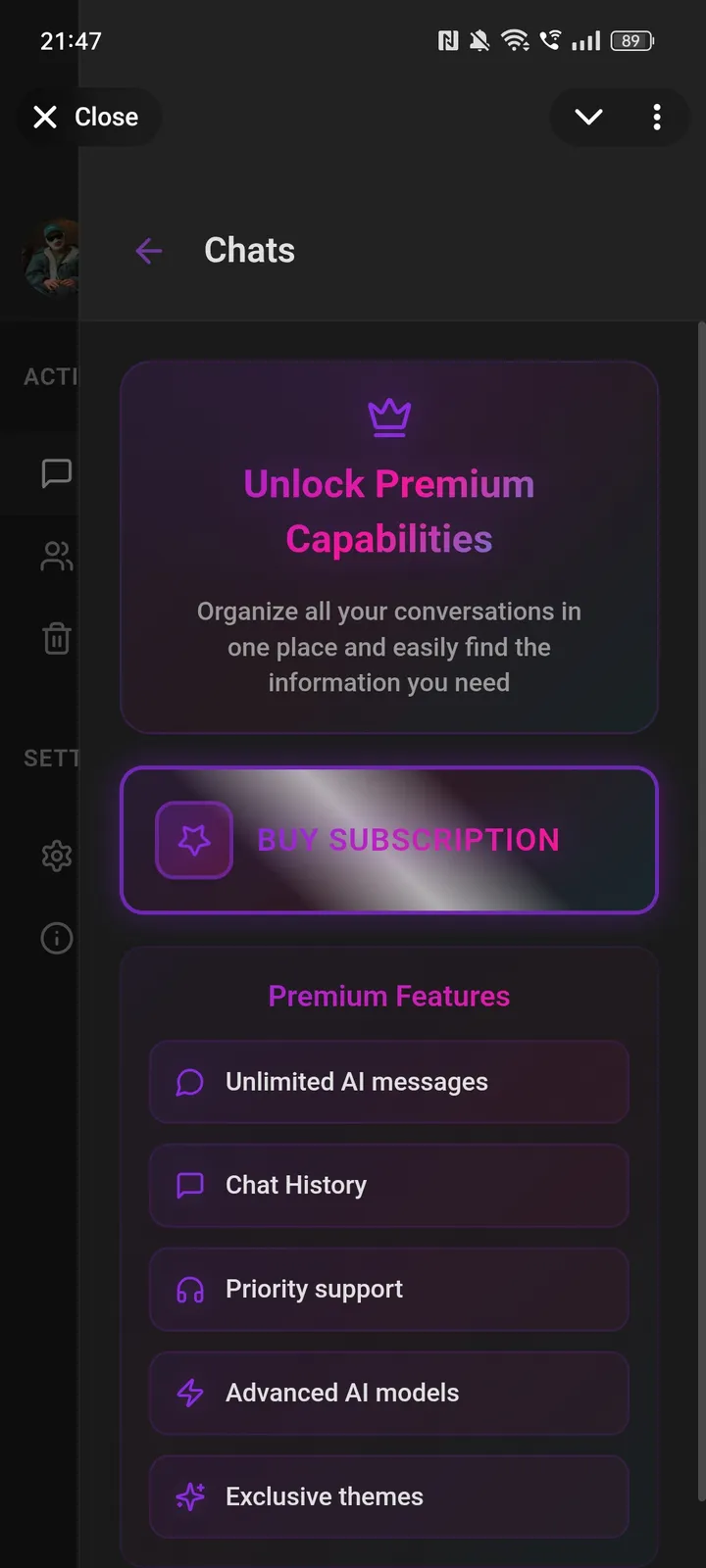 DarkGPT screenshot 2