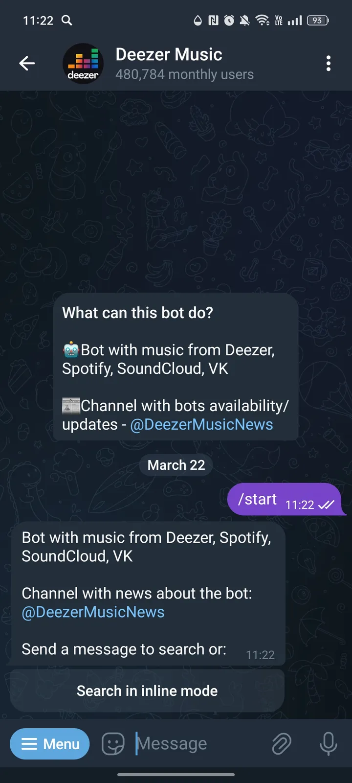 Deezer Music screenshot 1