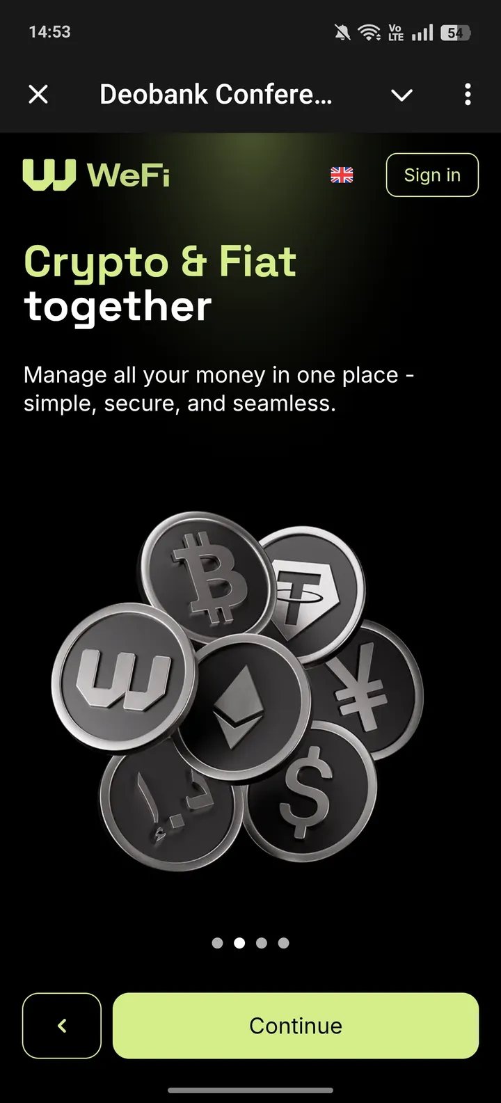 Deobank Conference Bot screenshot 2