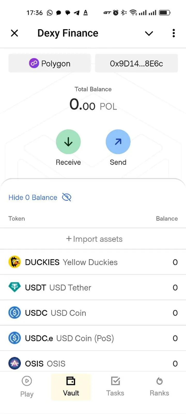 Dexy Finance screenshot 2