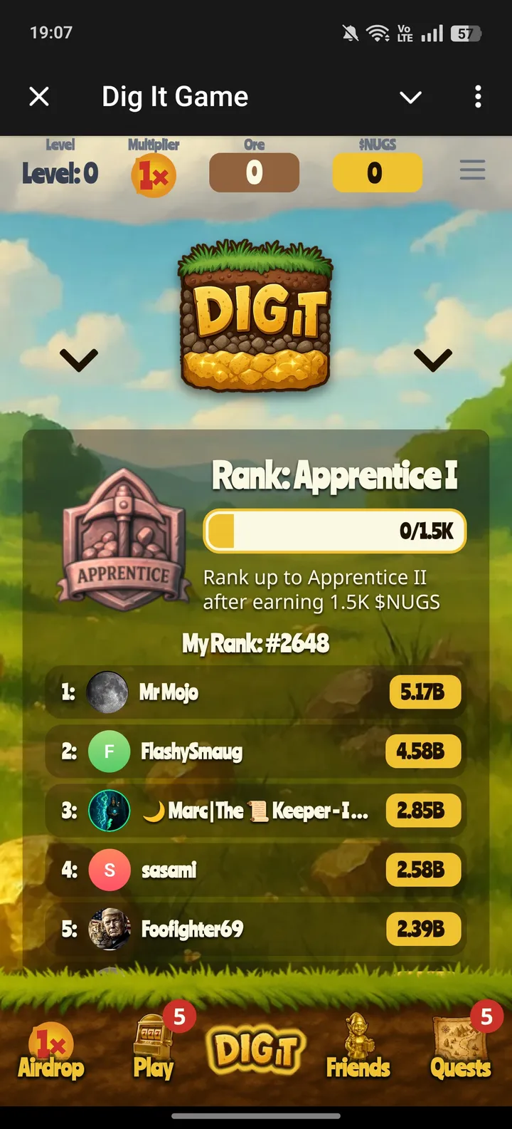 Dig It Game screenshot 1