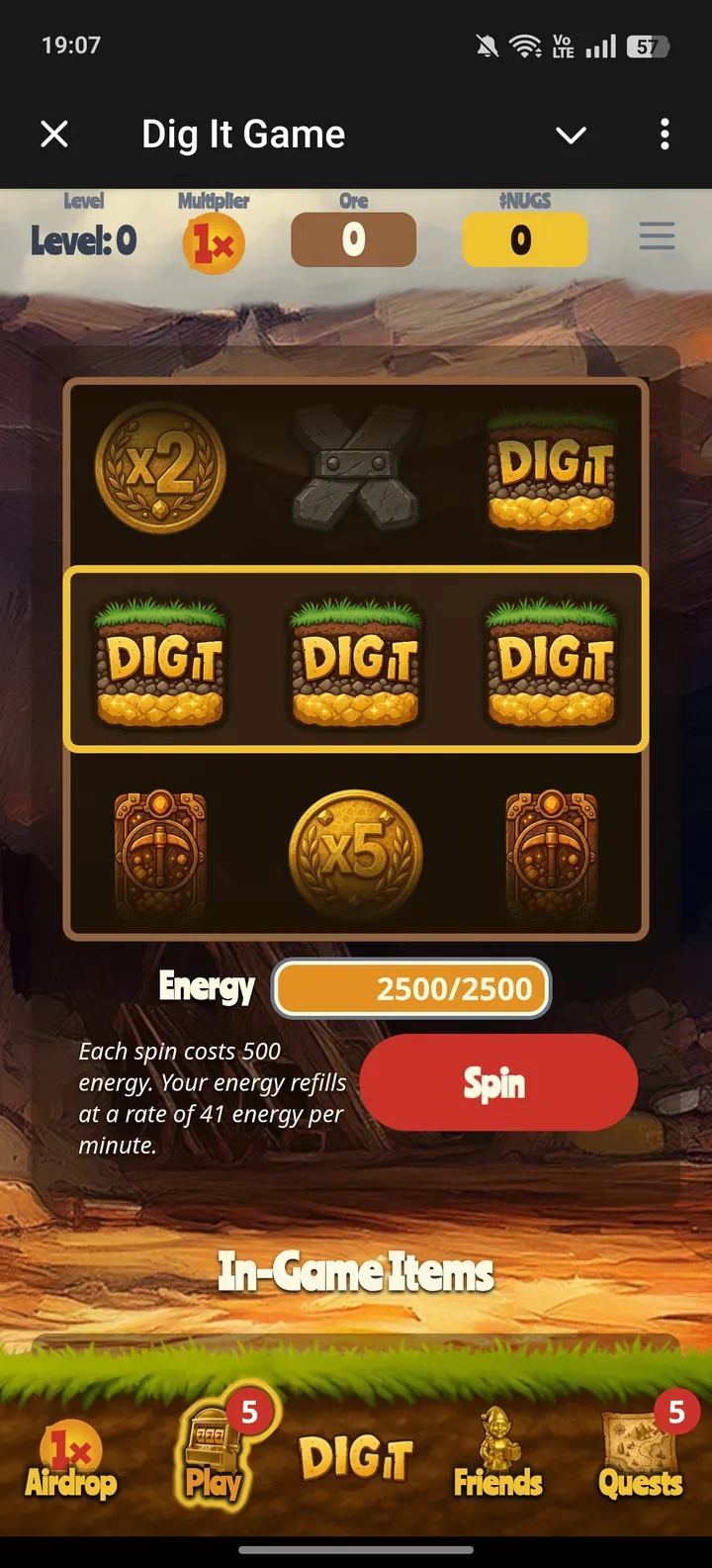 Dig It Game screenshot 2