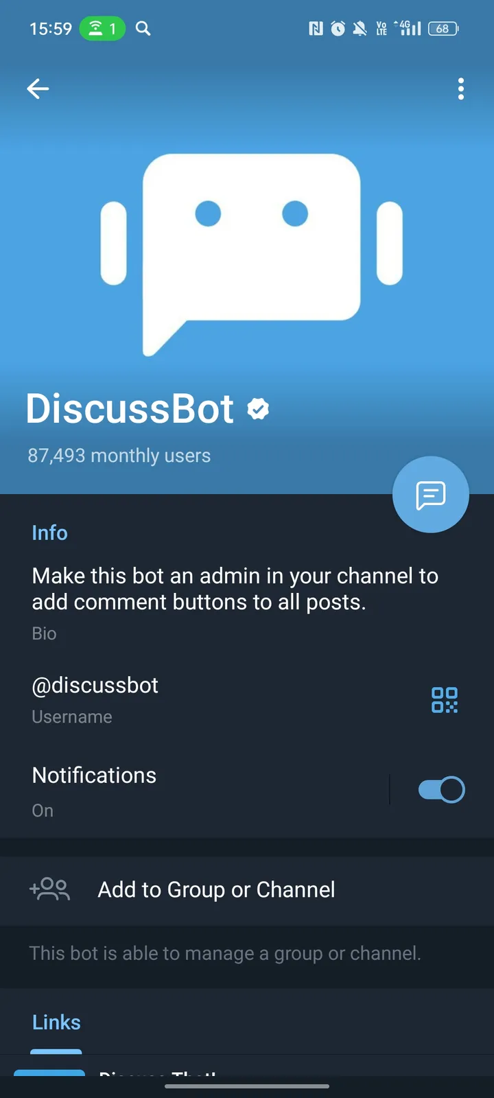 DiscussBot screenshot 4