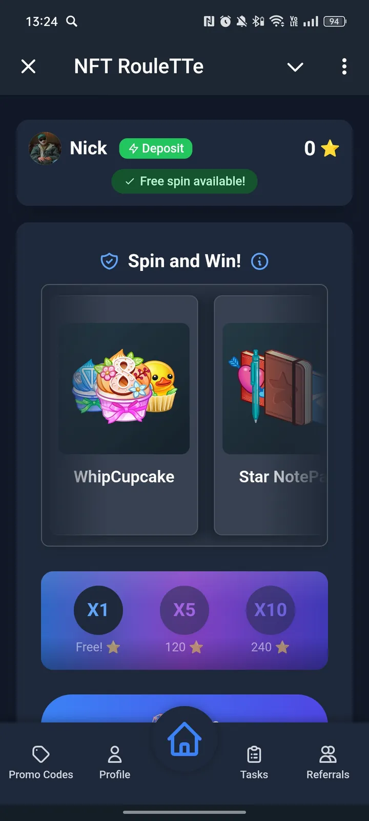 NFT Roulette screenshot 1