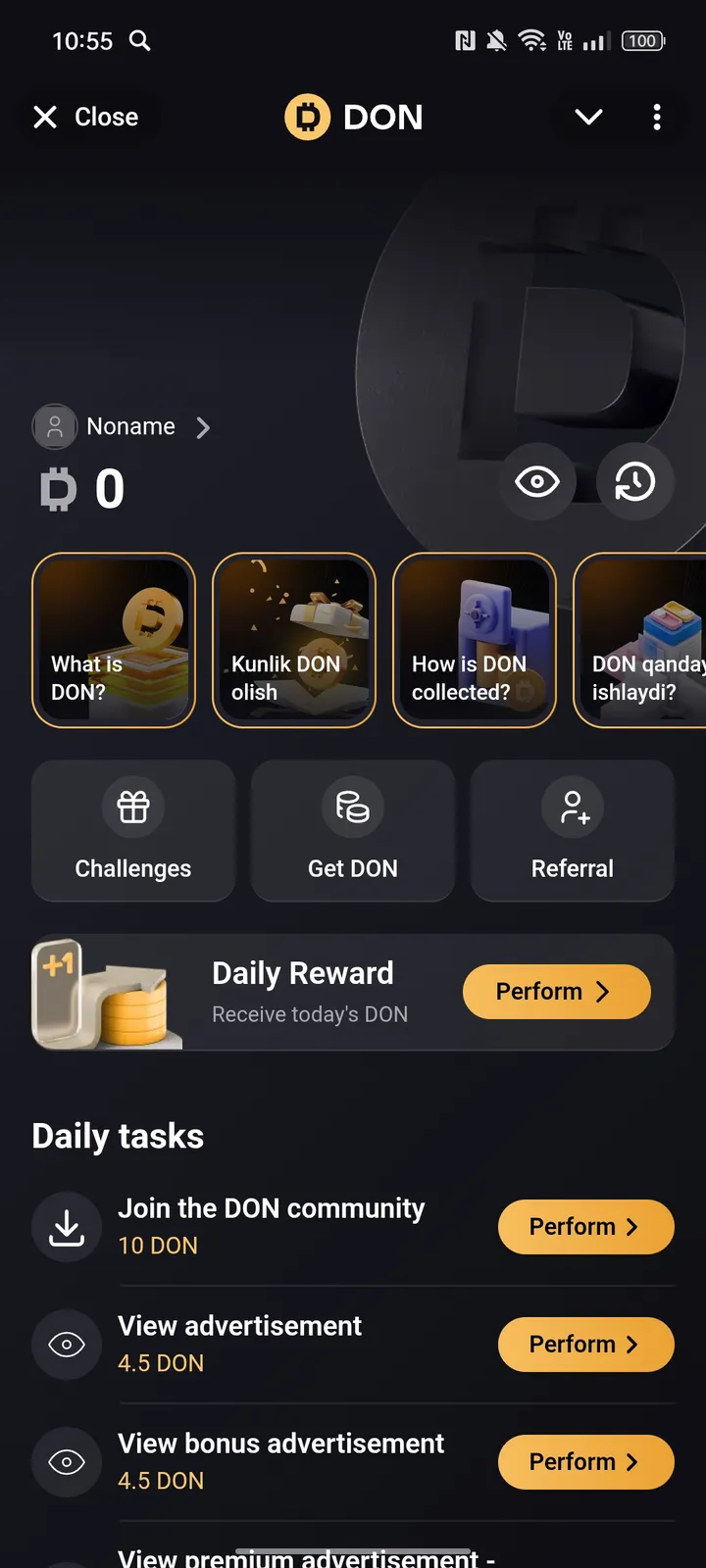DON screenshot 1