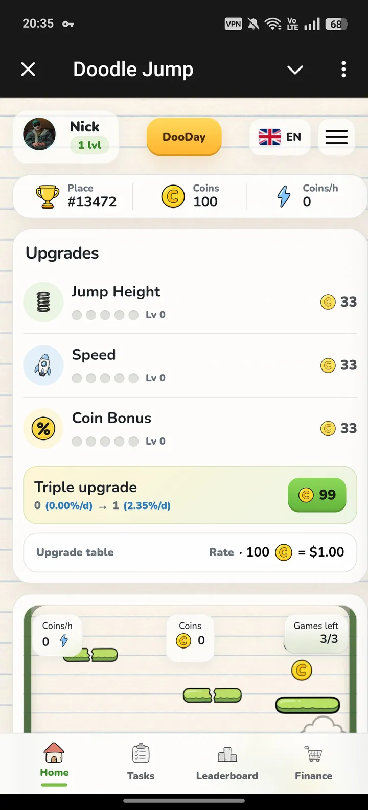 Doodle Jump screenshot 1