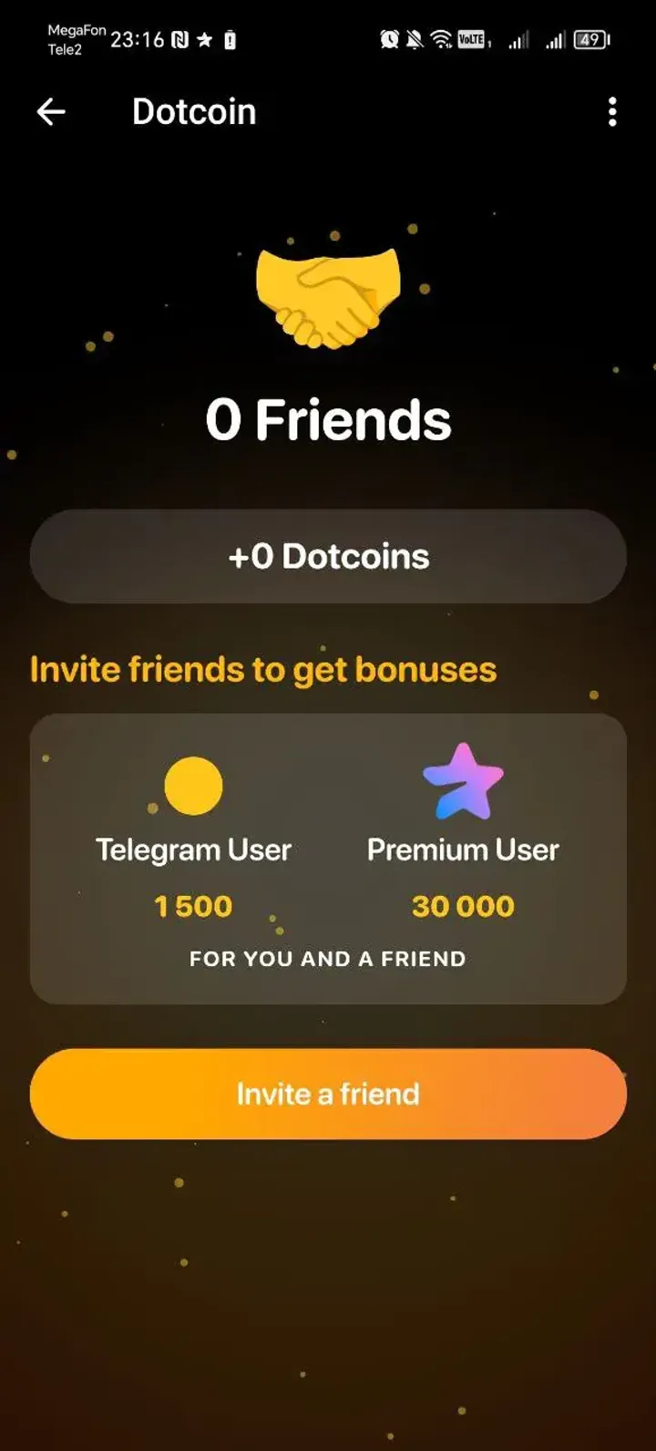 Dotcoin screenshot 1