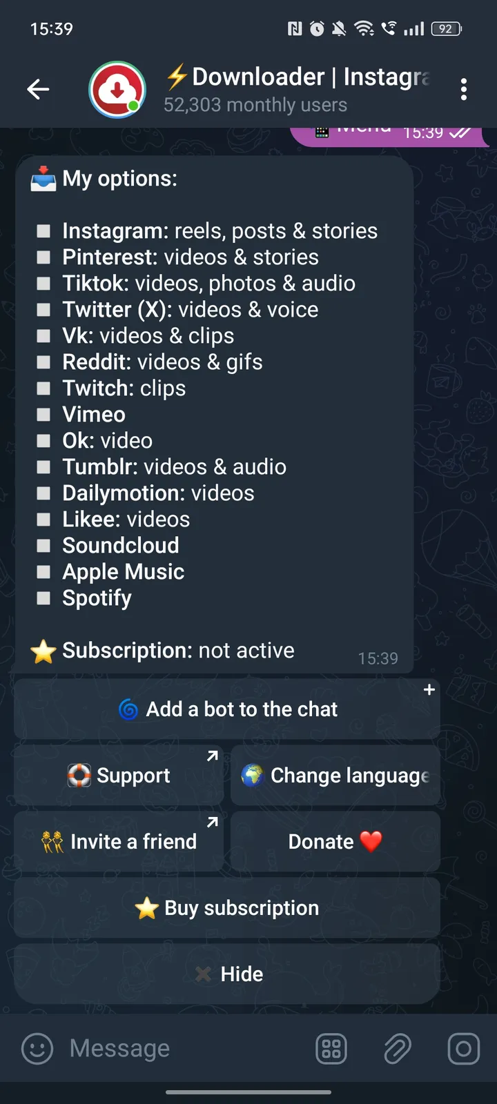 ⚡️Downloader | Instagram | TikTok | X screenshot 3