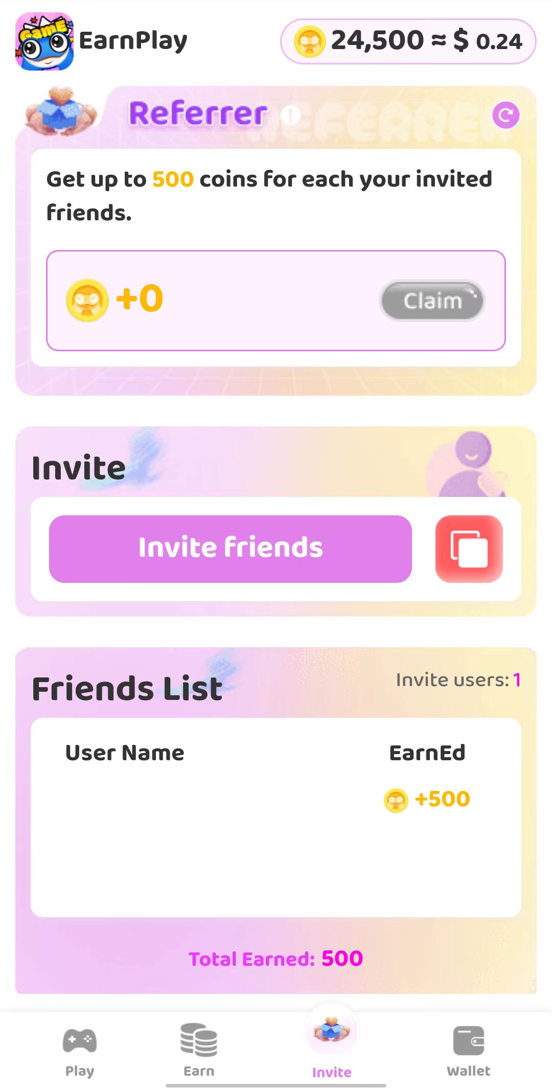 EarnPlayCenter screenshot 1
