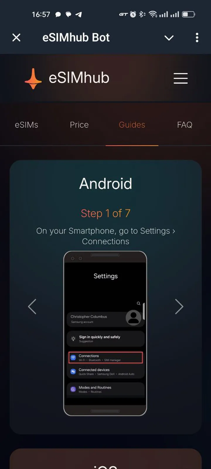 eSIMhub Bot screenshot 3