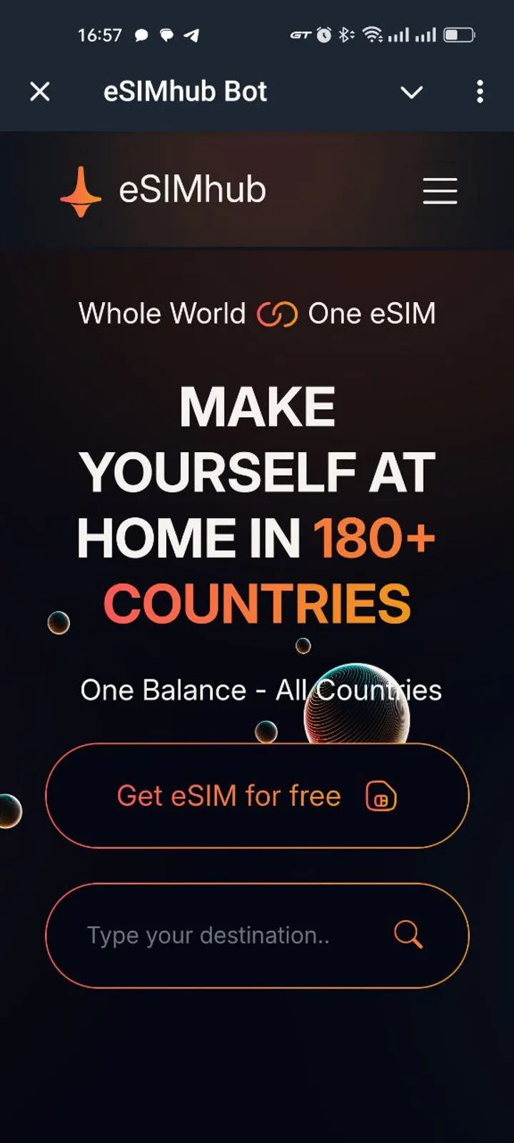 eSIMhub Bot screenshot 5