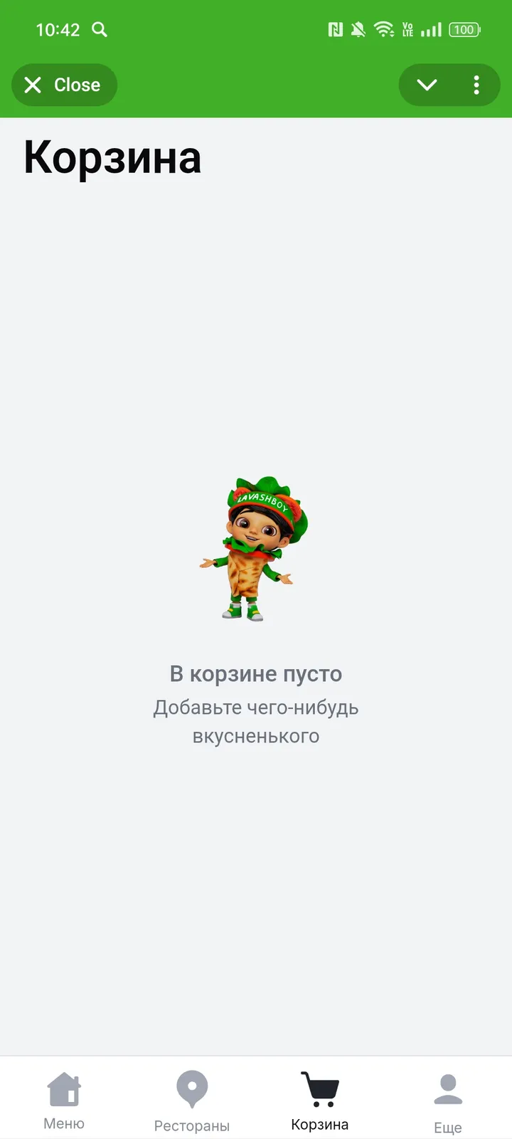 Как выглядит EVOS Delivery