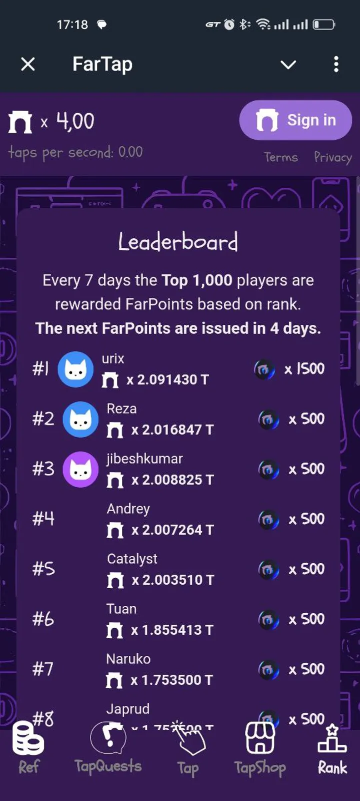 FarTap screenshot 1