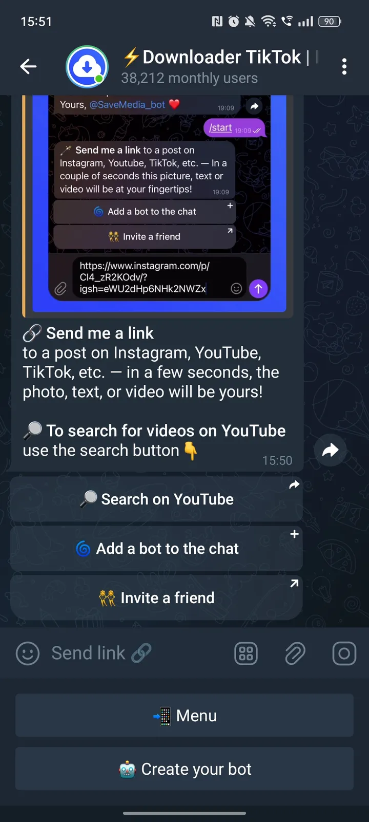 Downloader TikTok, Instagram, YouTube screenshot 3