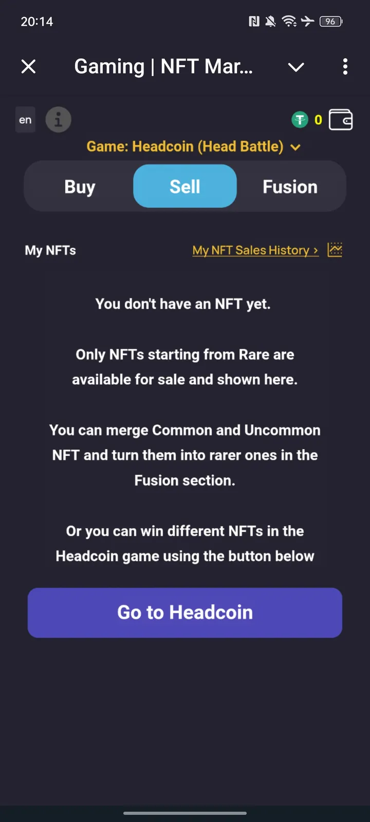 Gaming NFT Marketplace screenshot 2