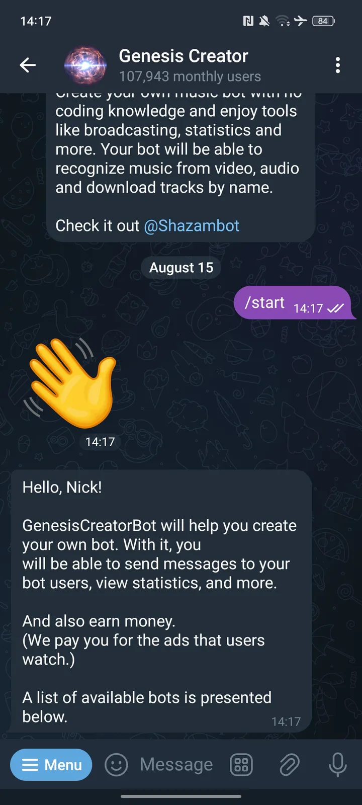 Genesis Creator screenshot 2