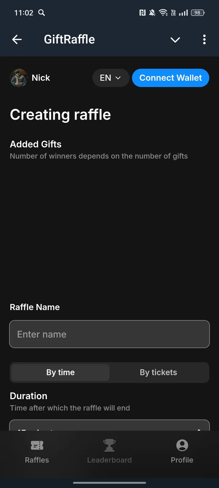 GiftRaffle screenshot 2