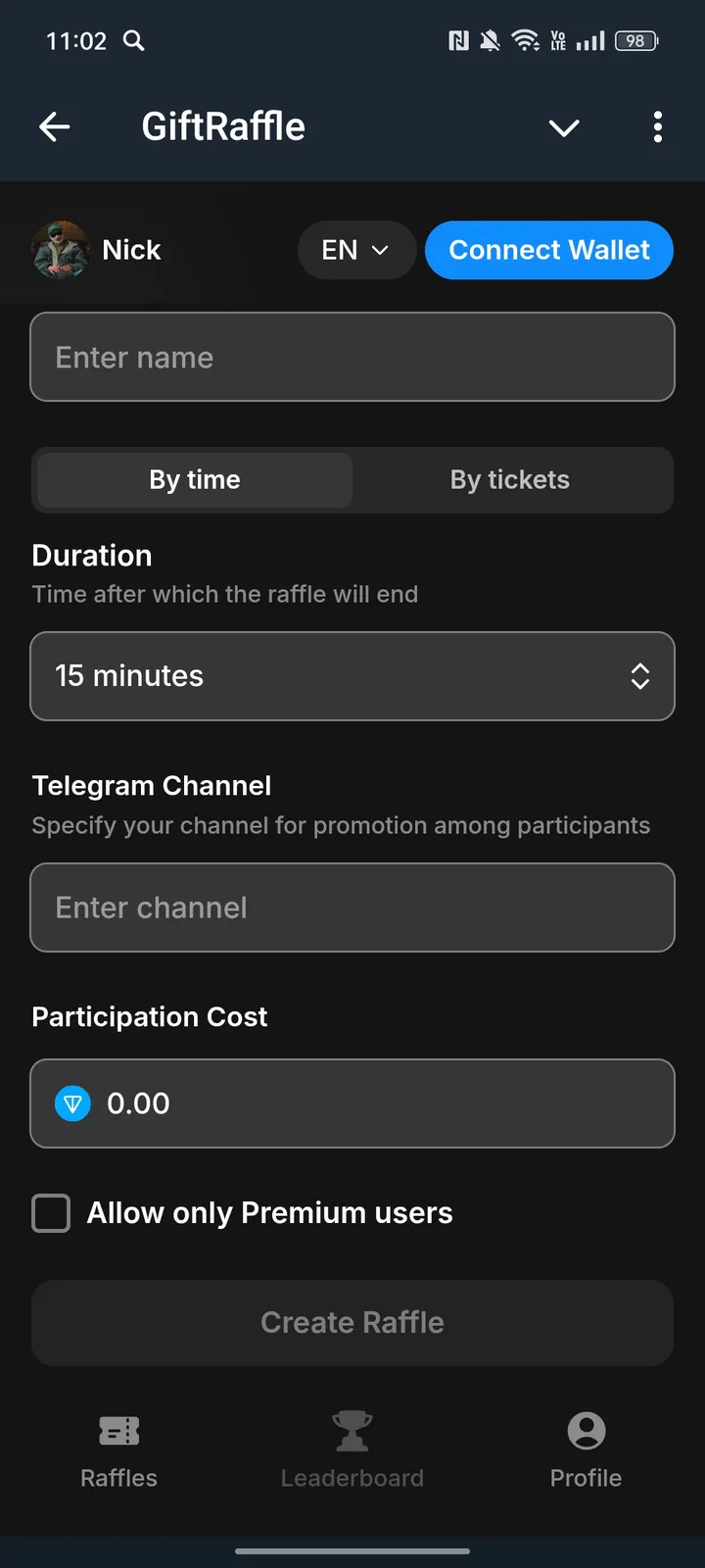 GiftRaffle screenshot 3