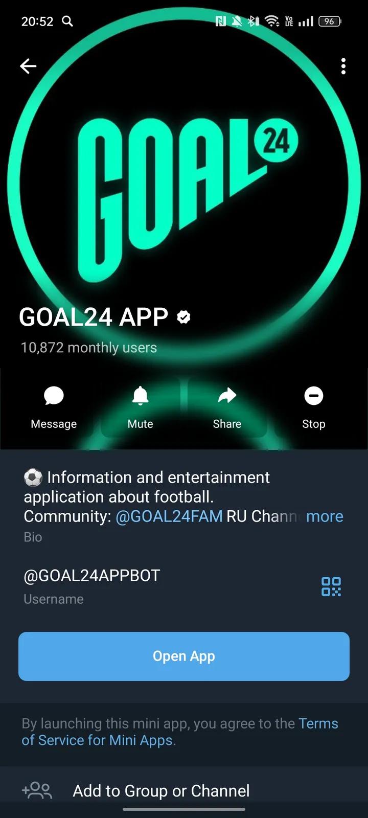 GOAL24 APP screenshot 4