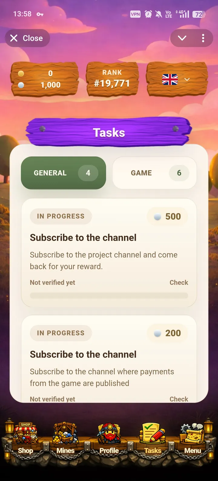 Golden Miner screenshot 4